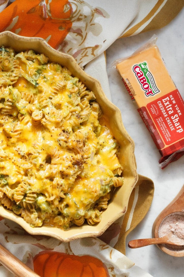 Zucchini Broccoli Mac and Cheese