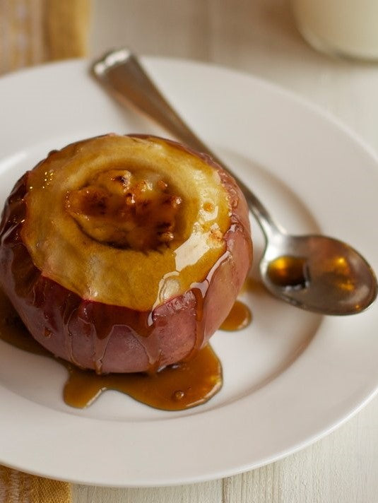 Cheddar Stuffed Apples