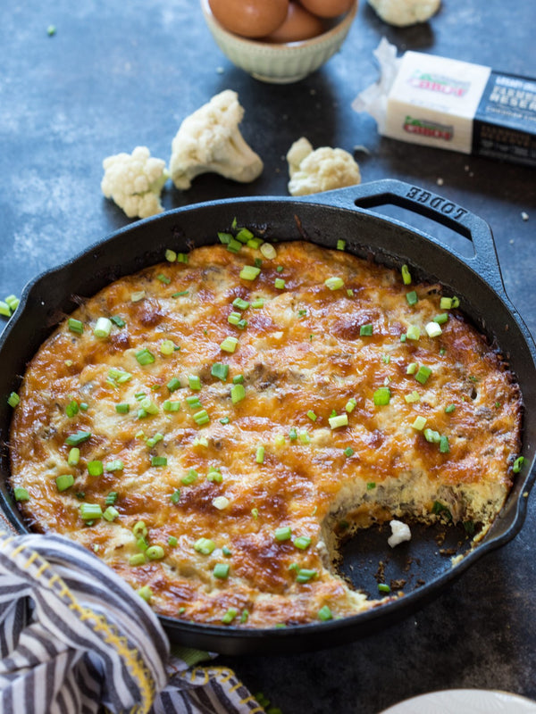 Cauliflower Breakfast Casserole
