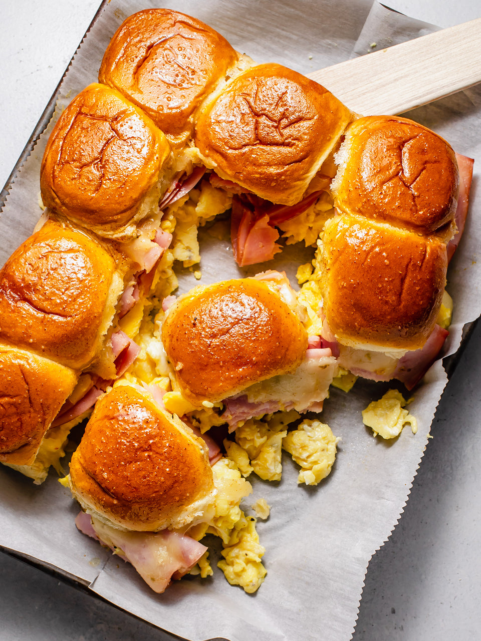 Hawaiian Bread Sliders with Pepper Jack Cheese