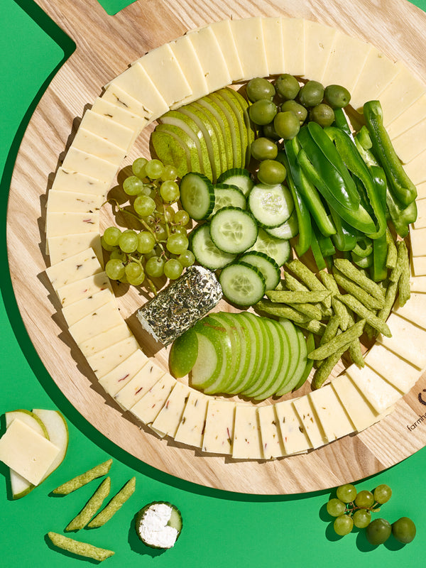 Green Grazing Cheese Board