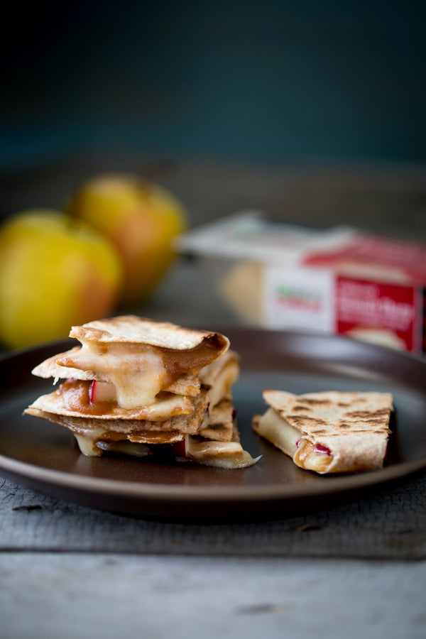 Easy Apple Cheddar Quesadilla Snacks