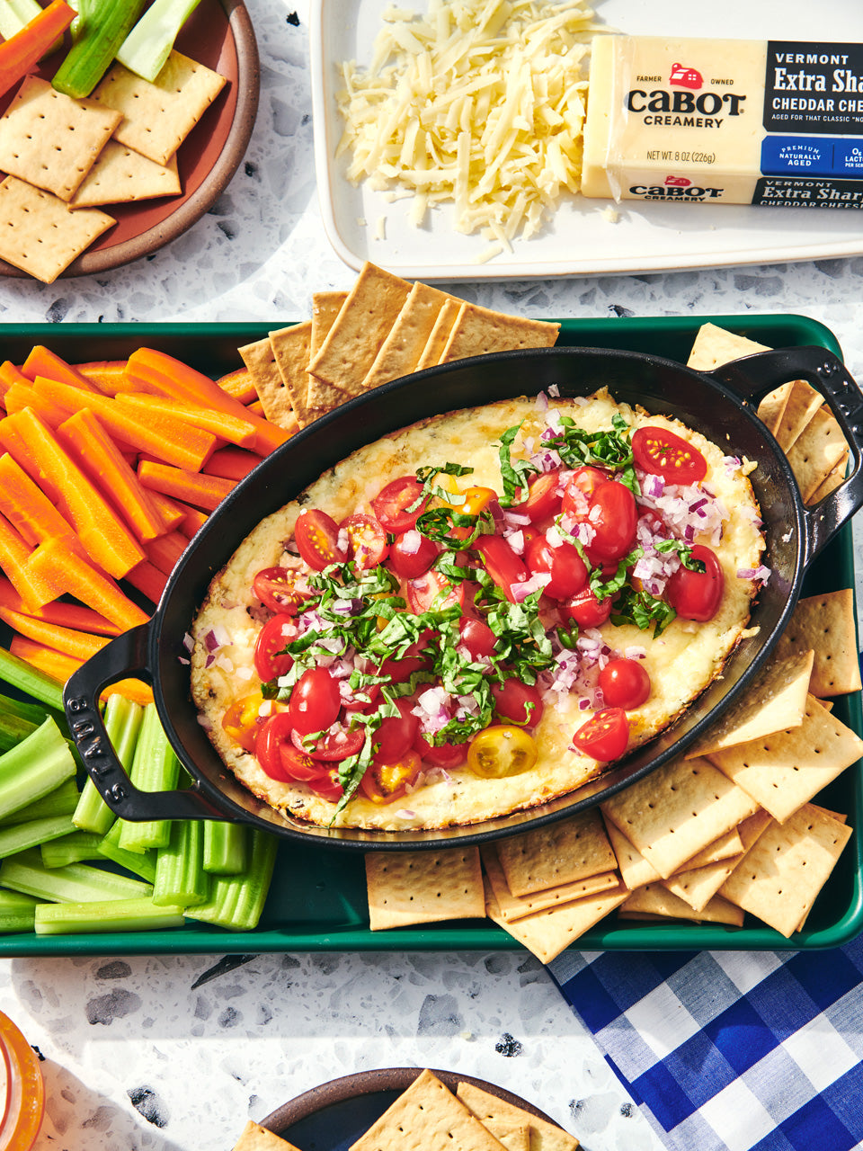 Hot Italian Cheddar Dip