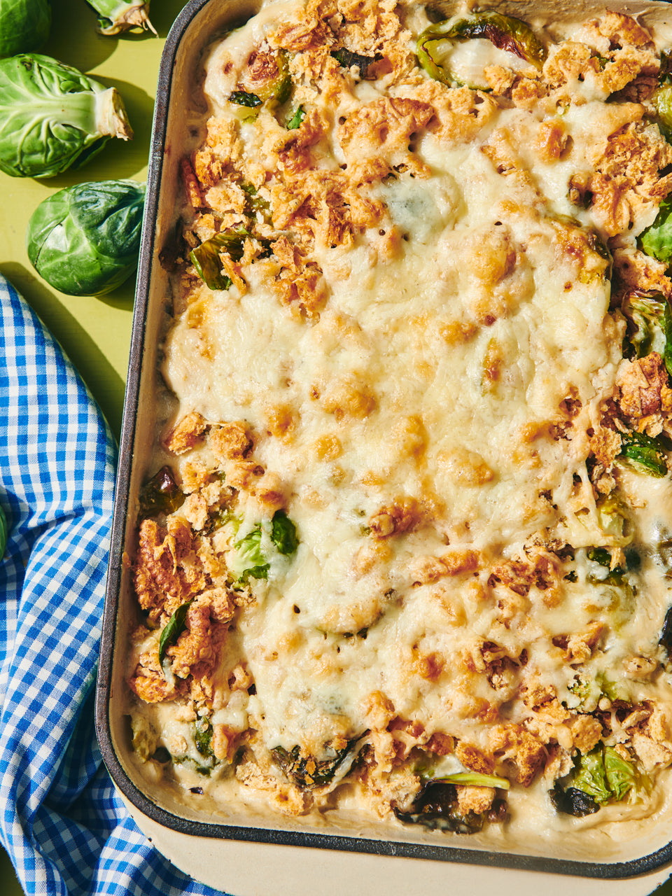 Cheesy Brussels Sprout Casserole