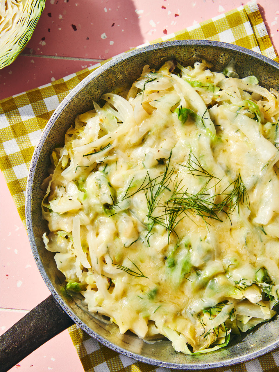 Cheesy Cabbage Sauté