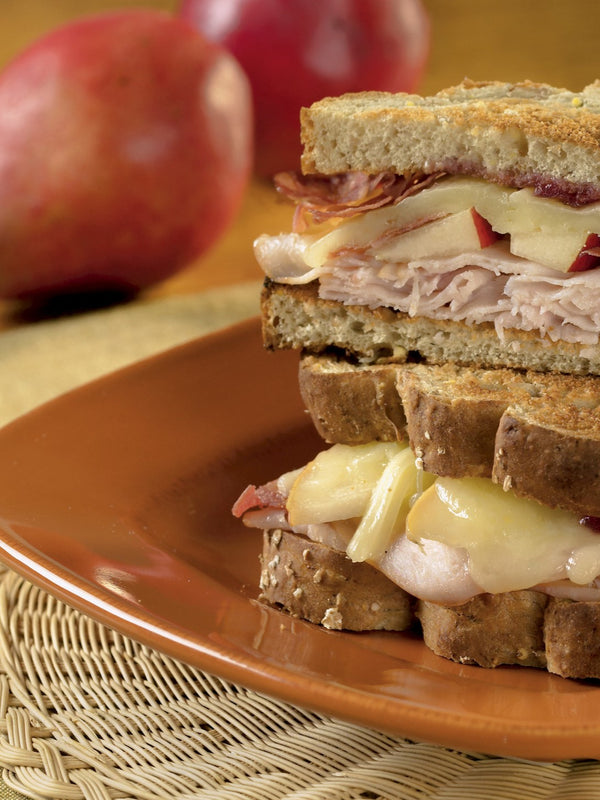 Cheesy Turkey and Cranberry Melts