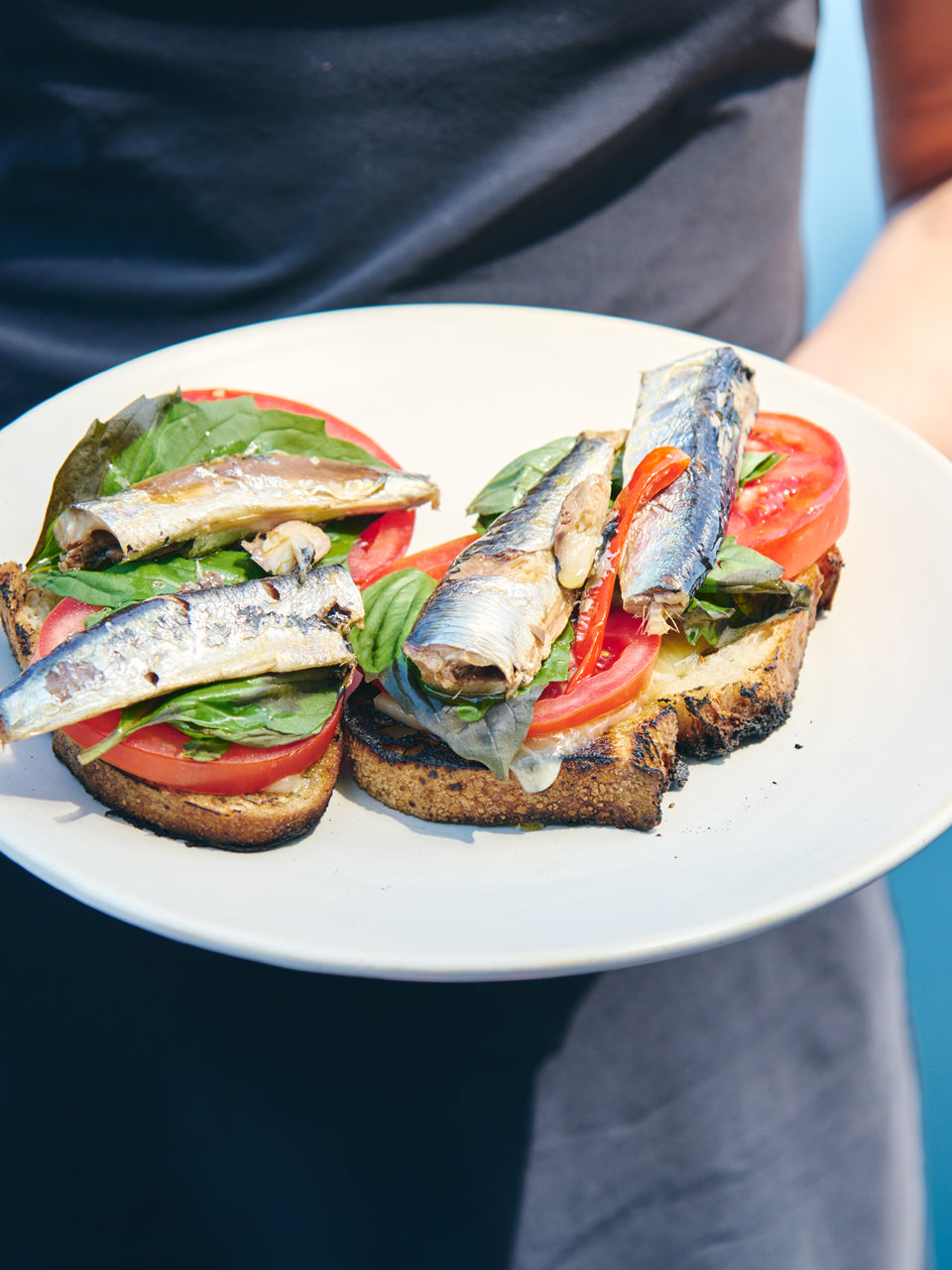 Cheesy Sardine Toasts Recipe