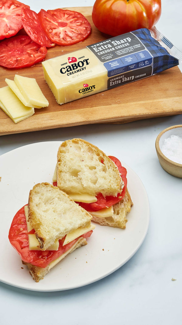 Tomato and Cheddar Sandwich