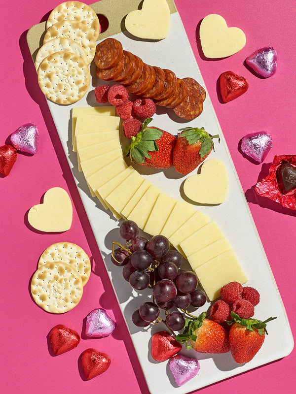 Valentine's Day Cheese Board