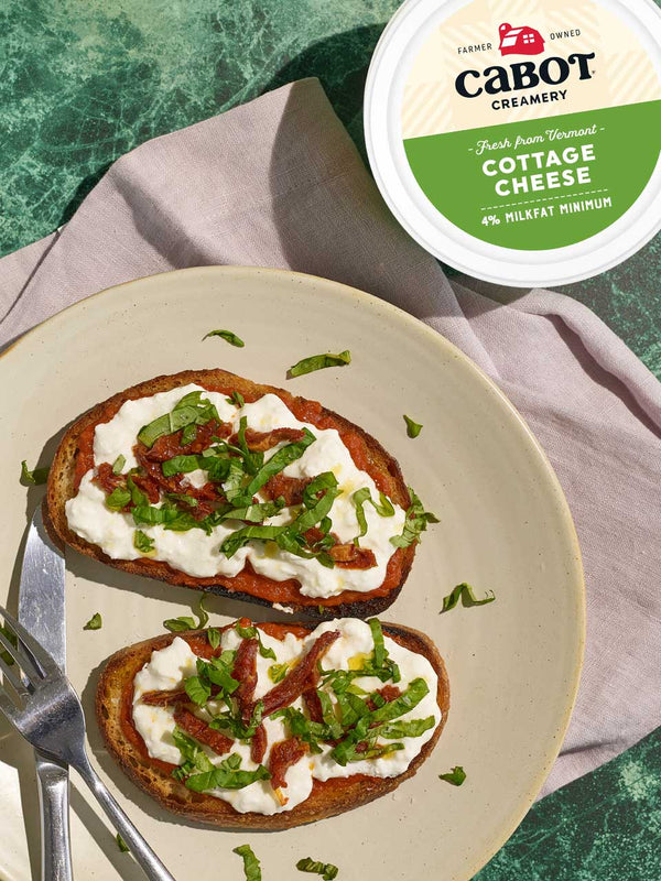 High Protein Cottage Cheese Pizza Toast