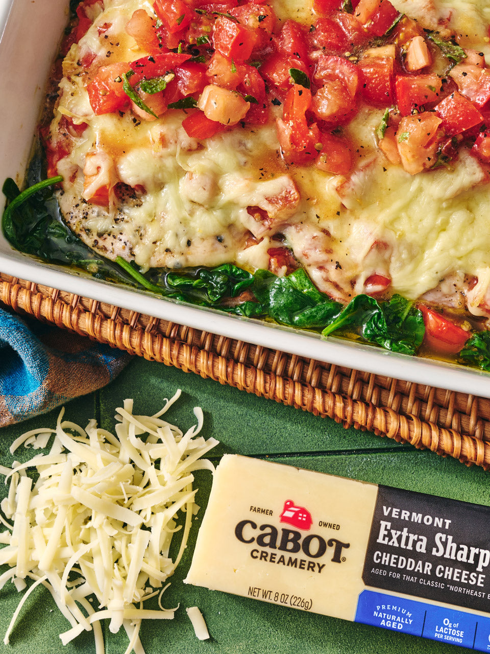 Baked Chicken Florentine