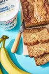 Healthy Banana Bread with Yogurt