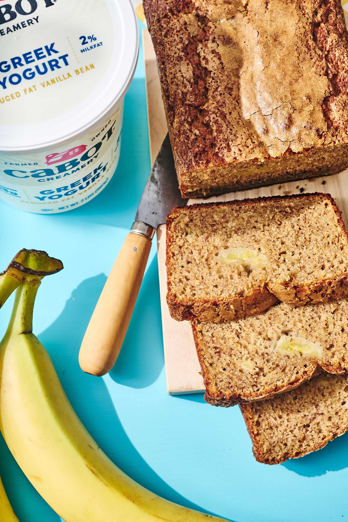Healthy Banana Bread with Yogurt