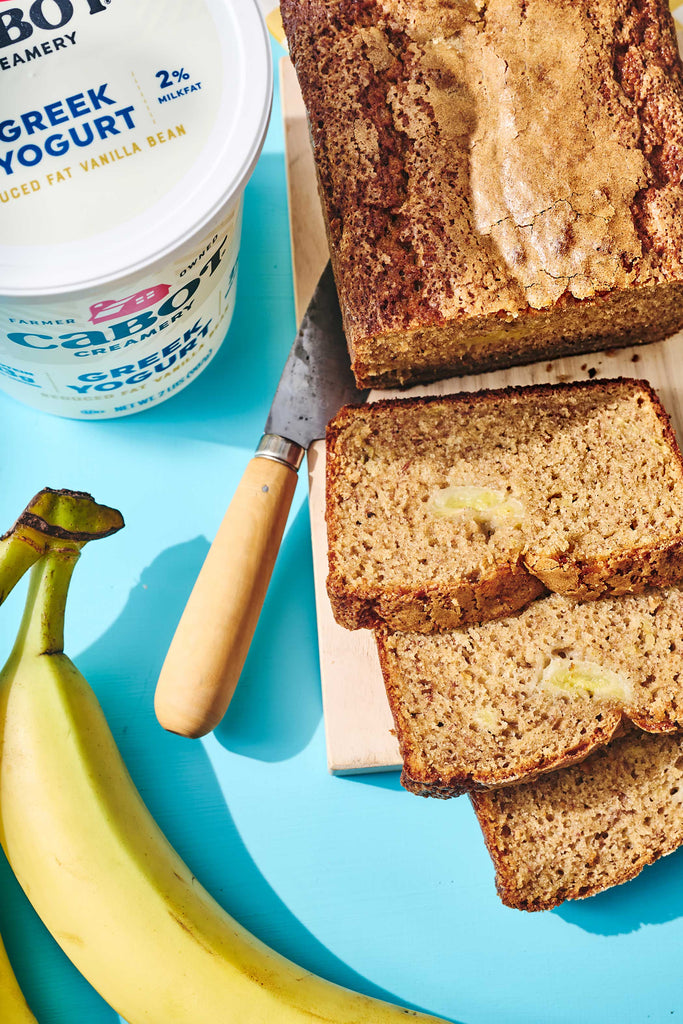 Healthy Banana Bread with Yogurt