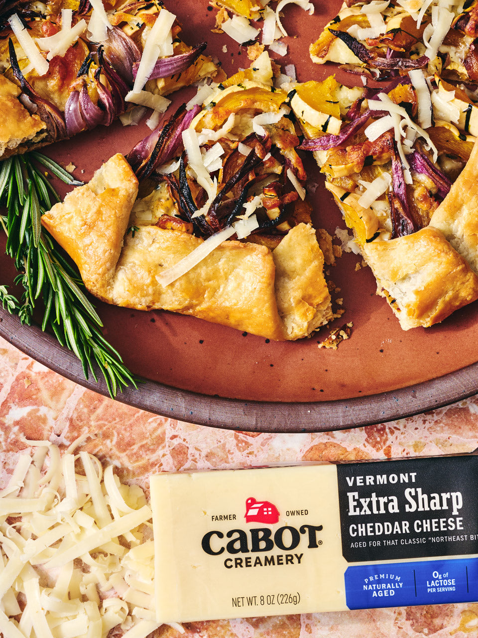 Delicata & Cheddar Galette