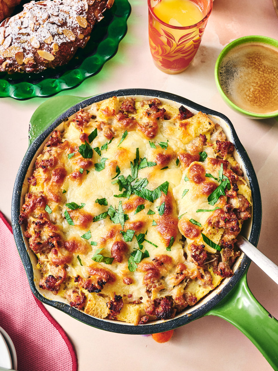 Cheesy Breakfast Sausage Casserole