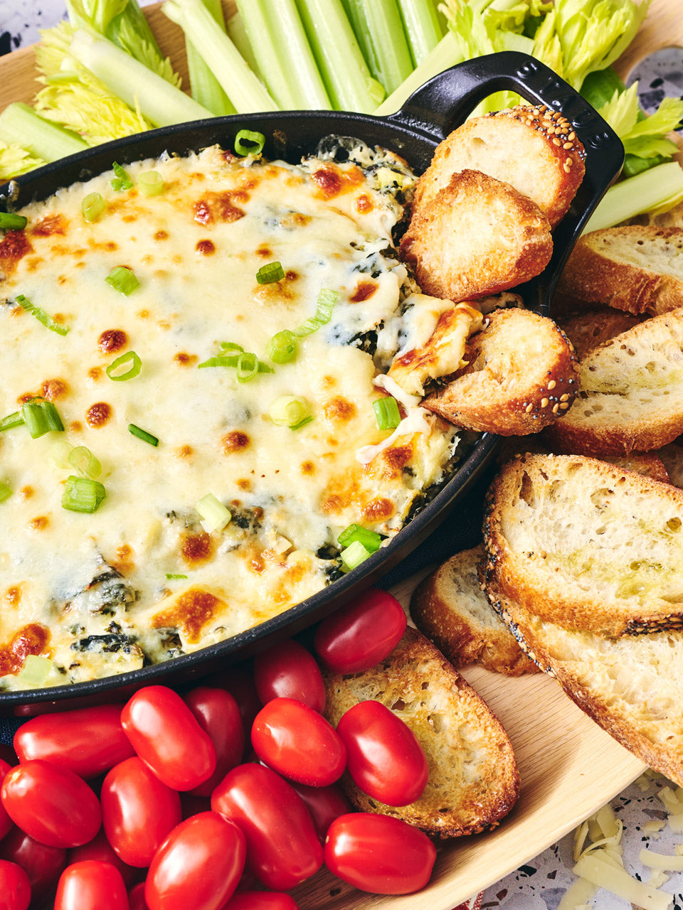 Spinach Artichoke Cheddar Dip