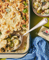 Cheesy Brussels Sprout Casserole