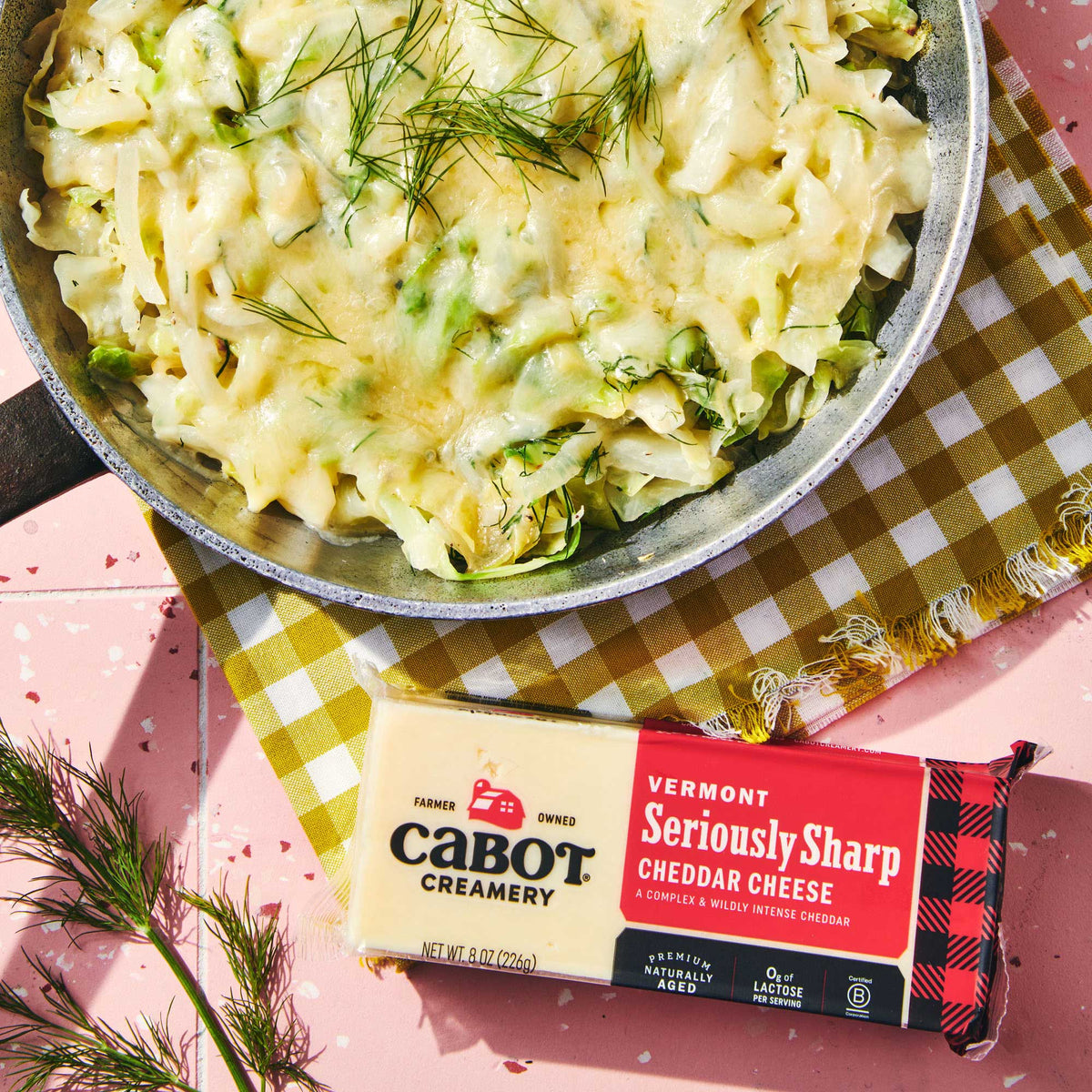 Cheesy Cabbage Sauté