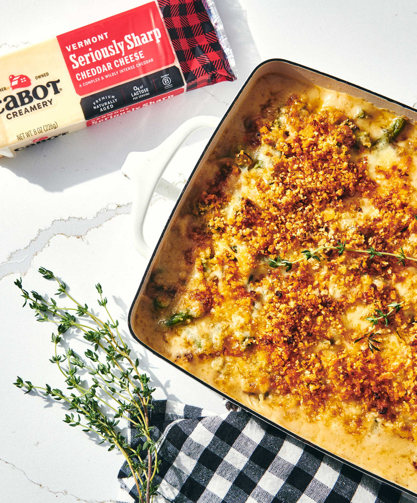 Cheddar Green Bean Casserole