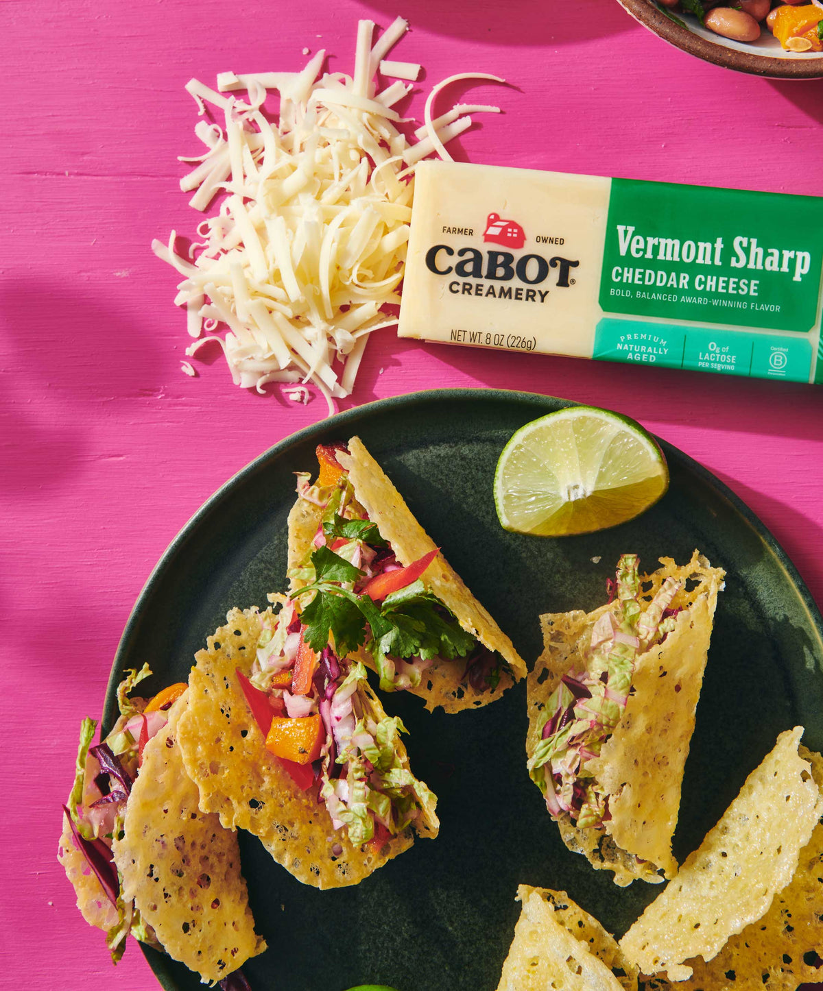 Cabot Cheddar Lace Crisp Taco Shells