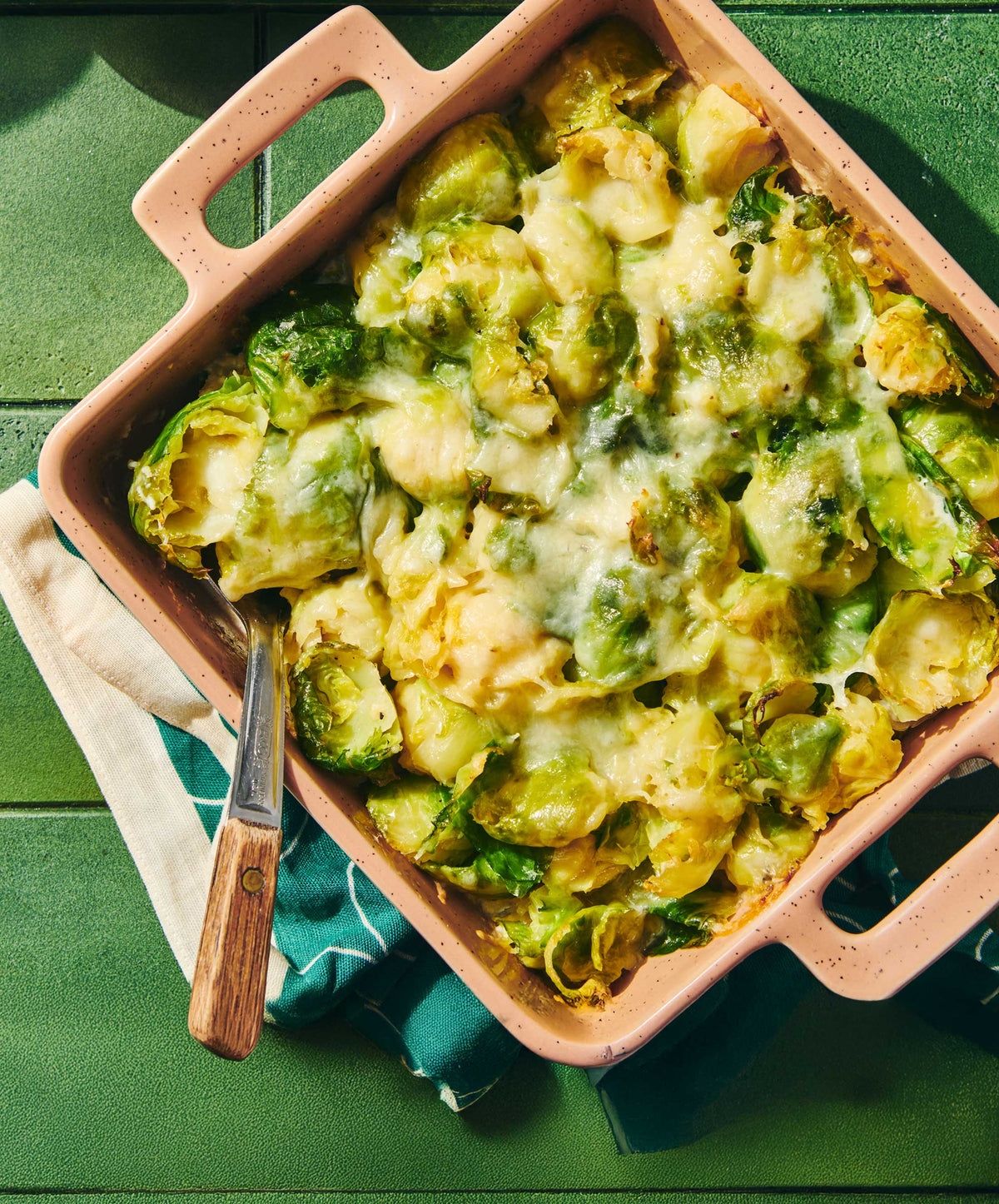 Richardson Farm’s Smashed Brussels Sprouts With Cheese