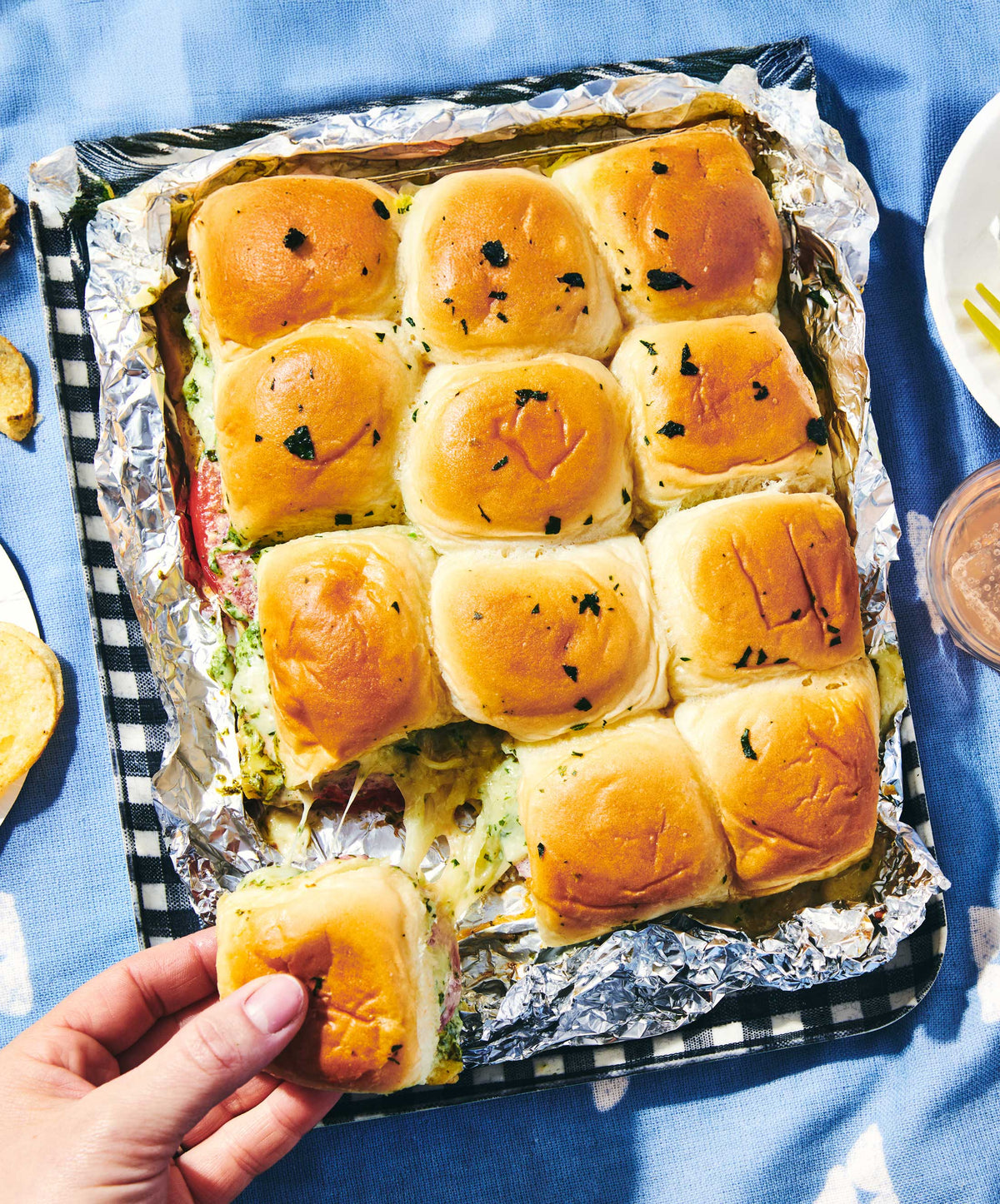 Tomato & Cheddar Sliders 