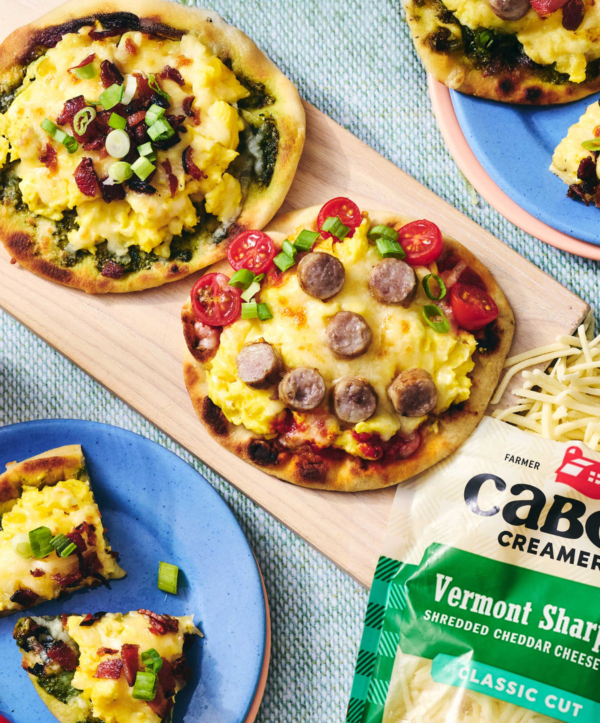 Breakfast Pizzas