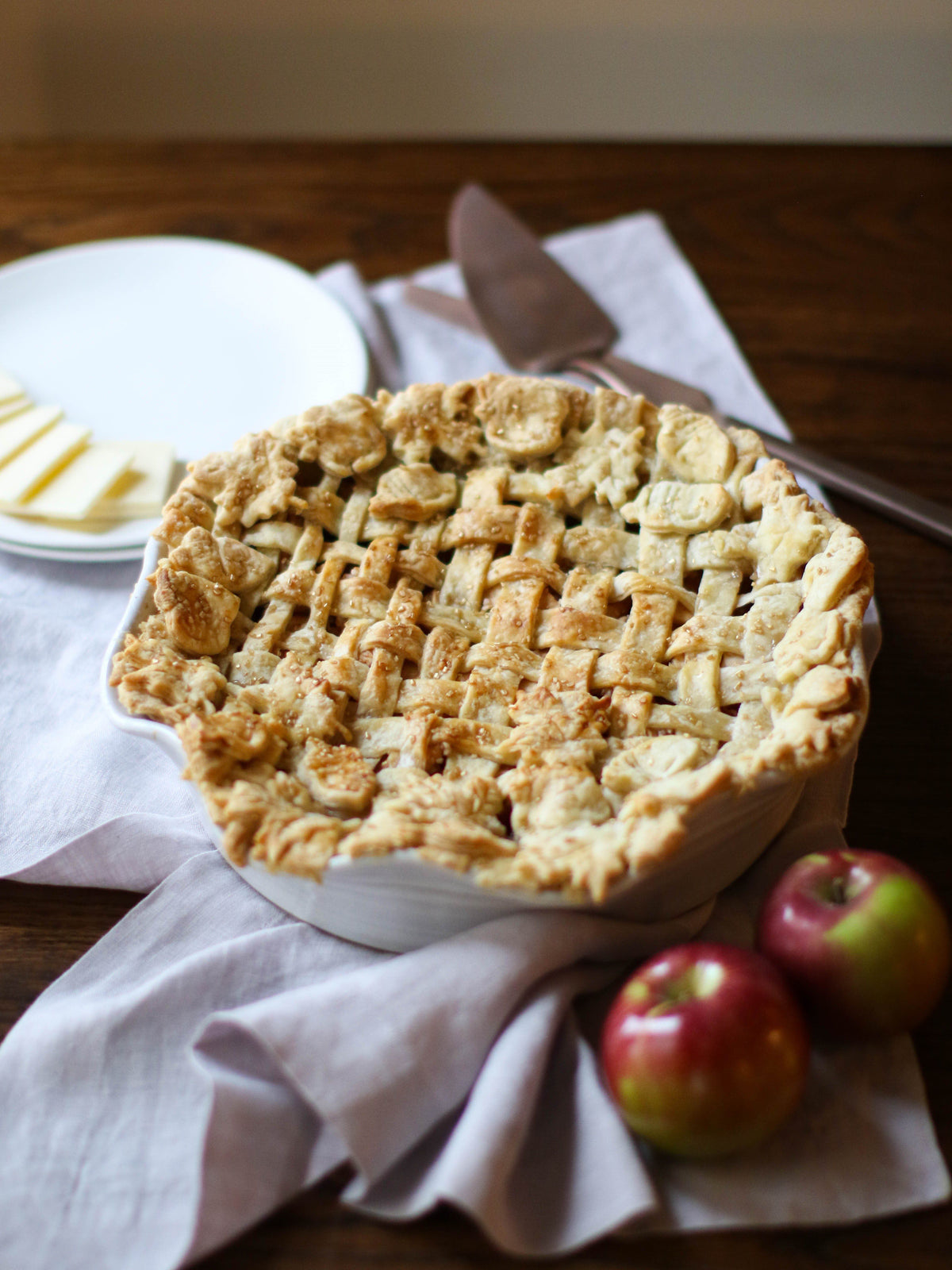 Apple Pie with Cheddar Cheese Crust