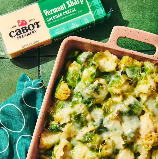 Richardson Farm’s Smashed Brussels Sprouts With Cheese