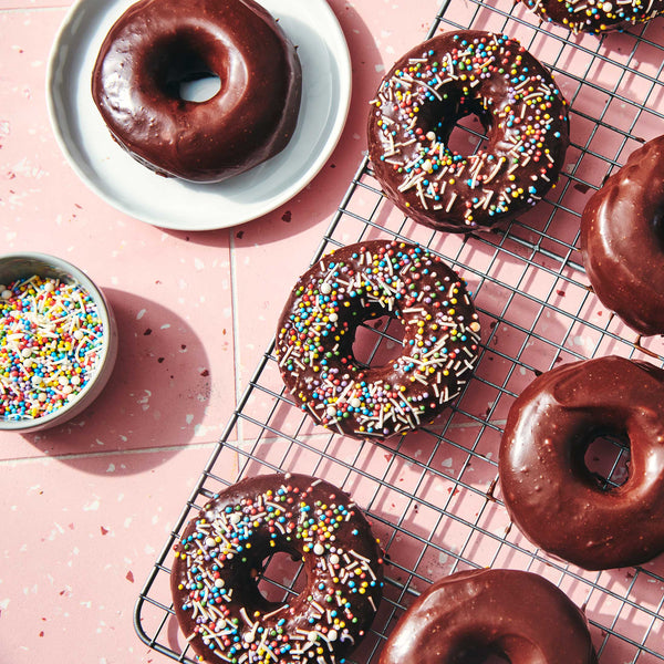 Baked Chocolate Mousse Donuts