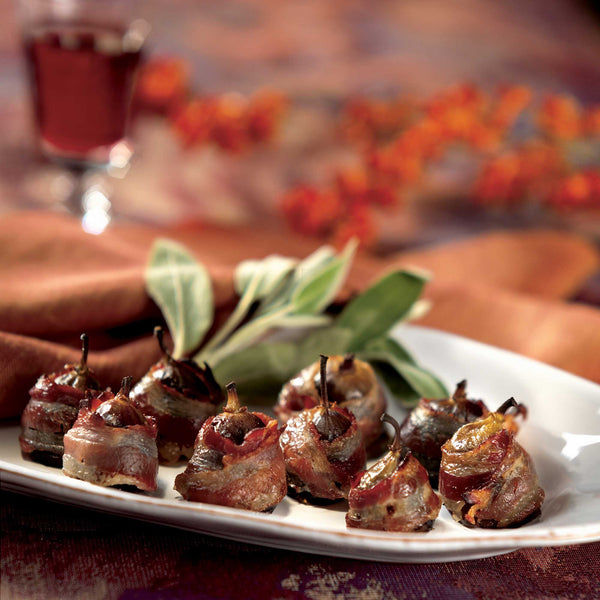 Figs with Cheddar & Pancetta