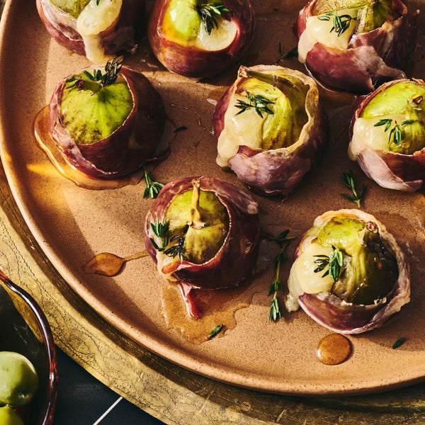 Figs with Cheddar & Prosciutto