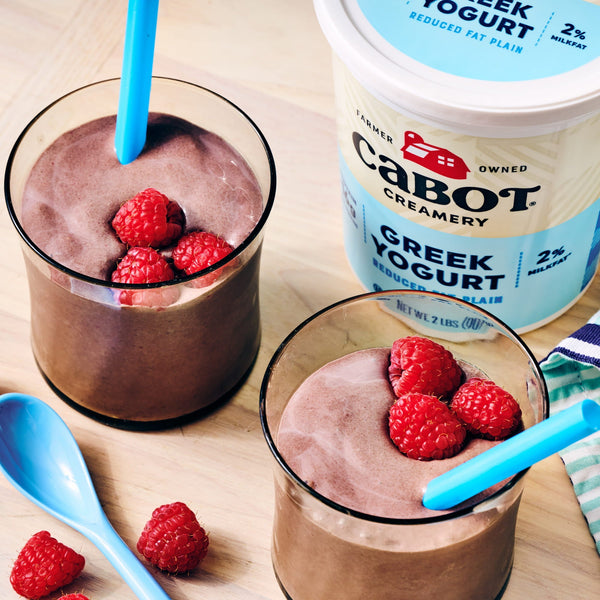 High Protein Chocolate Raspberry Smoothie