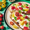 Caprese Cottage Cheese Toast Recipe