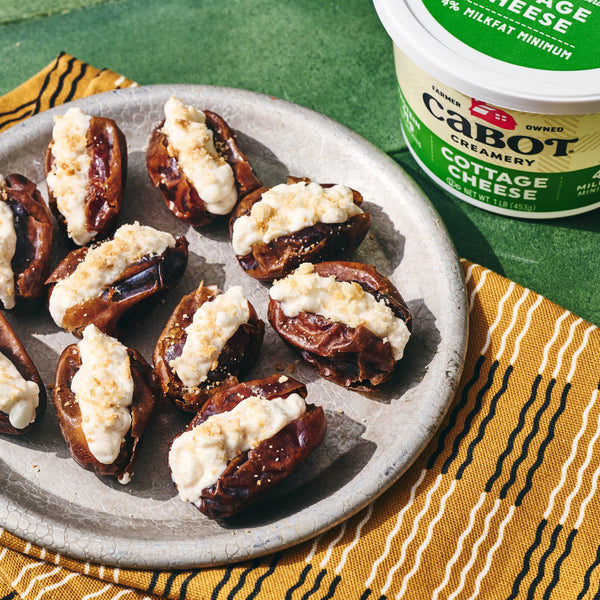 Frozen Cheesecake Stuffed Dates