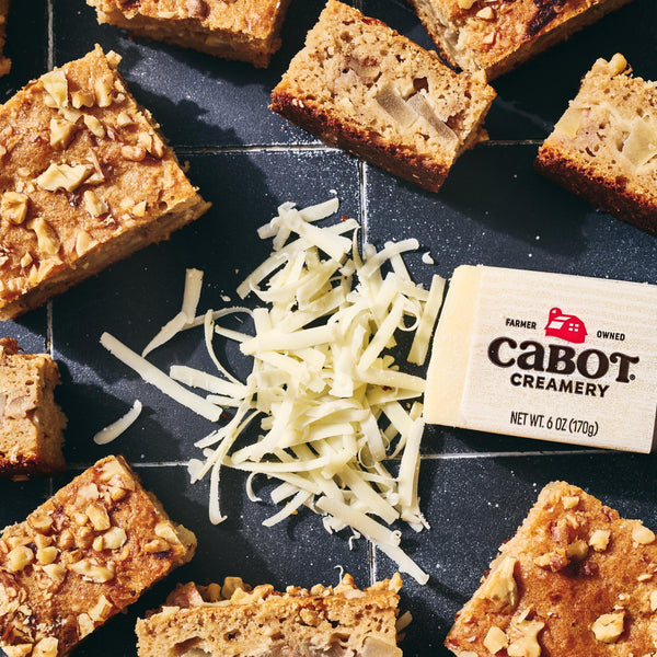Apple Oatmeal Bars with Cabot Cheddar