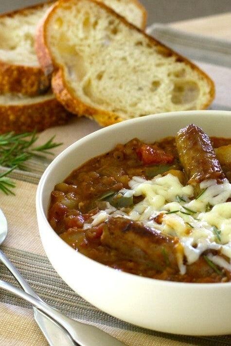 Slow Cooker Sausage Stew