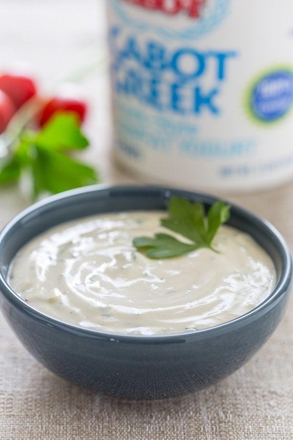 Tahini Greek Yogurt Sauce