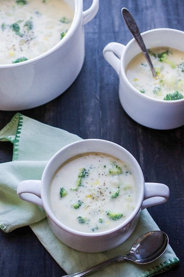 Slow Cooker Broccoli-Cheddar Soup