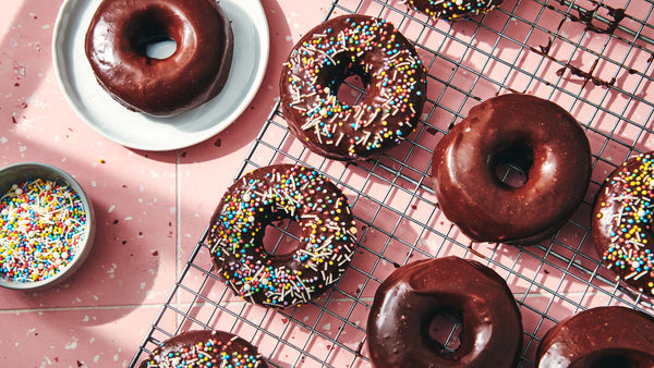 Baked Chocolate Mousse Donuts