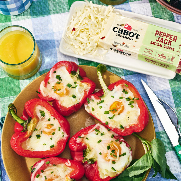 Eggs in Red Peppers