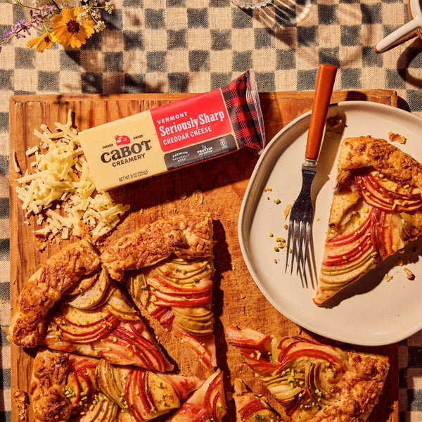 Cheddar & Apple Galette
