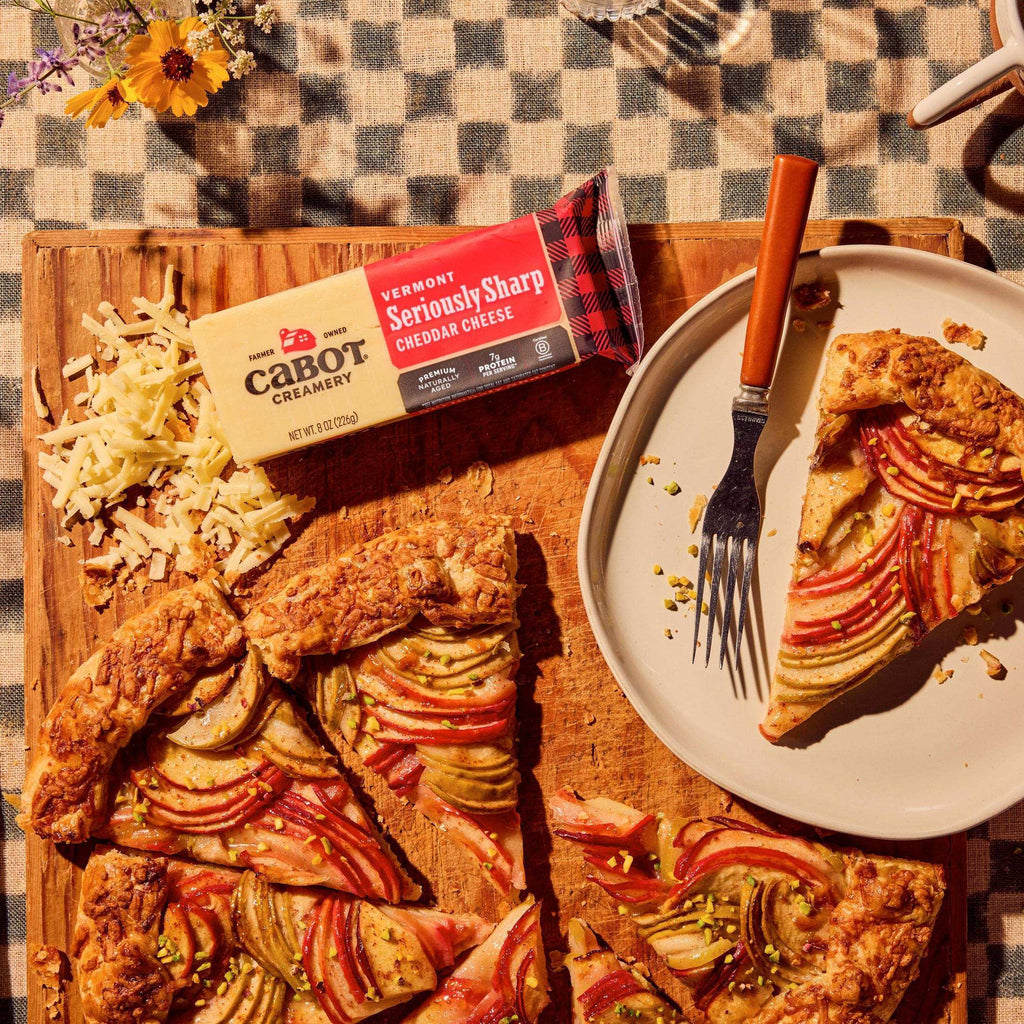 Cheddar & Apple Galette
