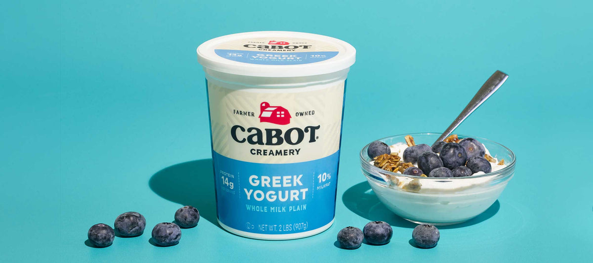 Greek Yogurt with blueberries and granola