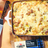 Spinach, Artichoke & Sausage Egg Strata Casserole