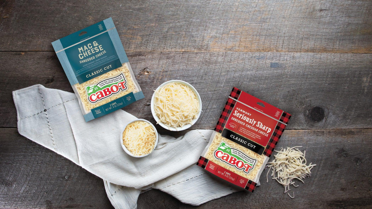 Cabot Shredded Cheese – Deliciously Convenient