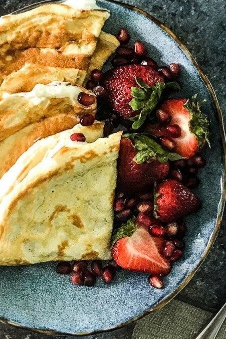 Vanilla Protein Crepes