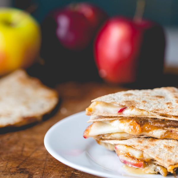 Easy Apple Cheddar Quesadilla Snacks
