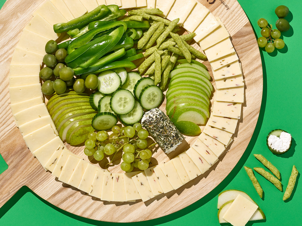 Green Grazing Cheese Board